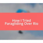 How I Tried Paragliding Over Rio