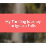 My Thrilling Journey to Iguazu Falls